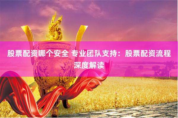 股票配资哪个安全 专业团队支持：股票配资流程深度解读